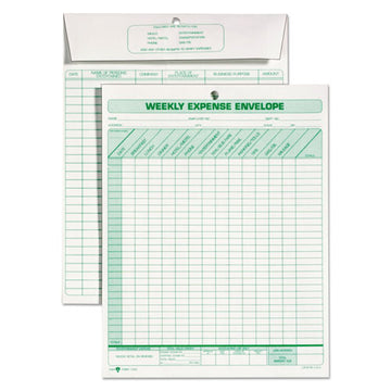 TOPS™ Weekly Expense Envelope, 8.5 X 11, 1-page, 20 Forms freeshipping - TVN Wholesale